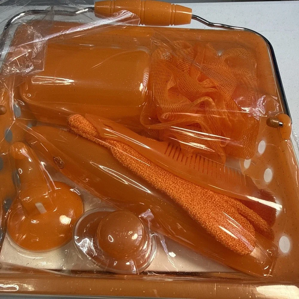 Bath Caddy - W/glitter Drange